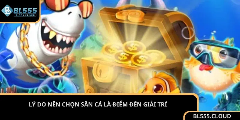 Lý do nên chọn săn cá là điểm đến giải trí